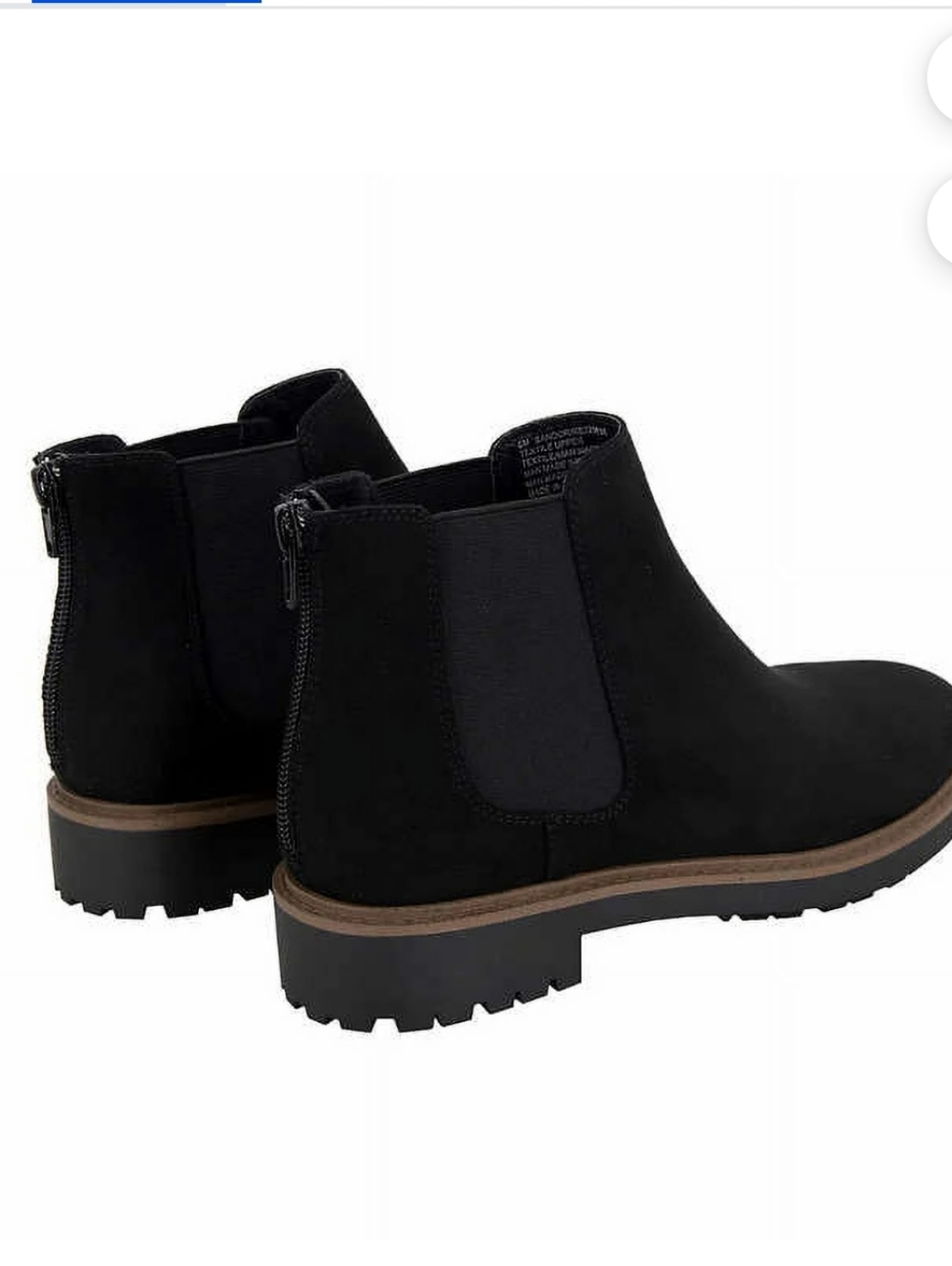 Kensie Women's Black Sandor Chelsea Boots - Picture 2 of 9